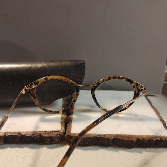 Bruno Chaussignand Julep Marble Brown Eyeglass Frame Paris France Vision - Picture 8 of 12